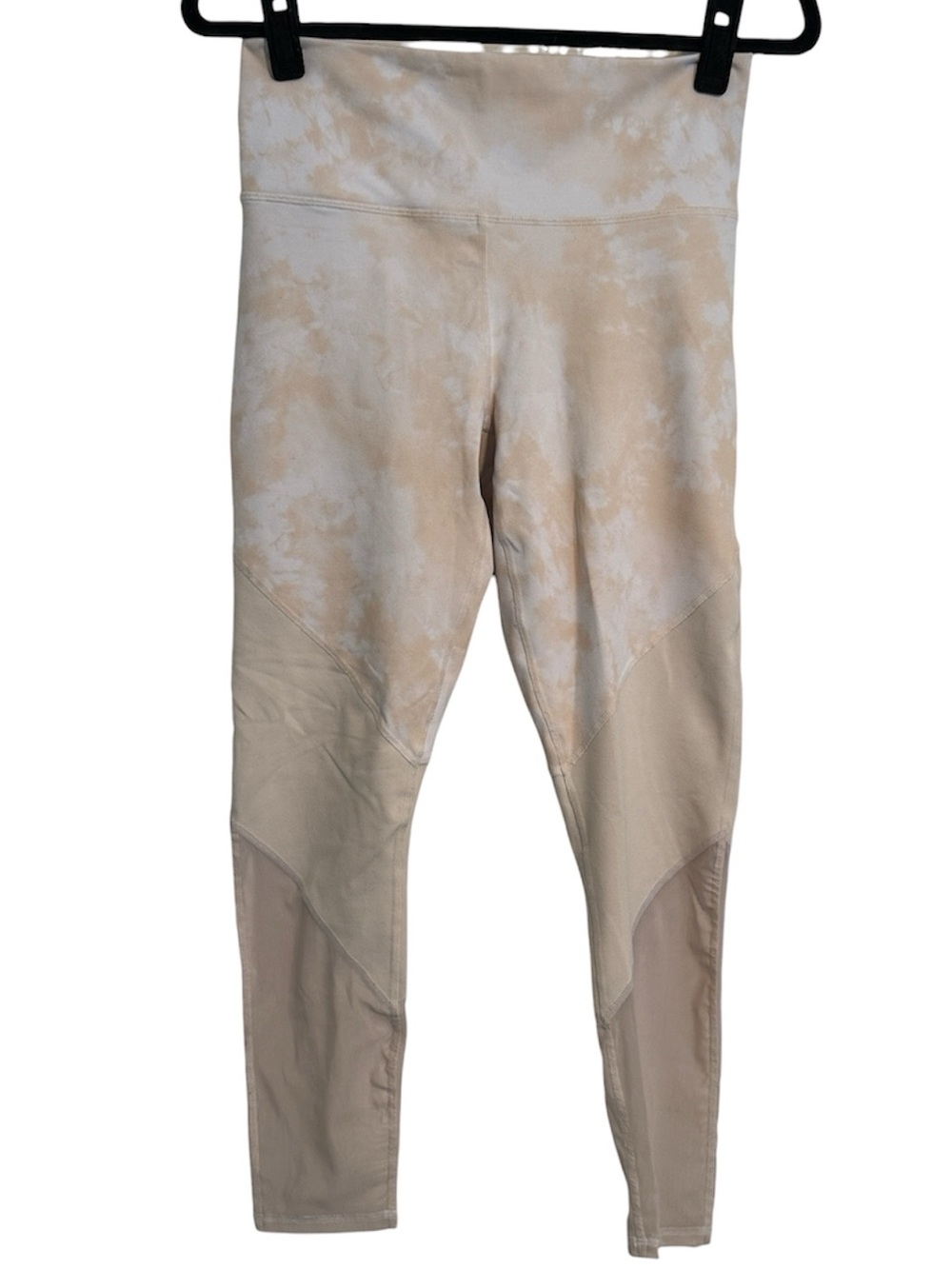 Fabletics PowerHold Tie Dye Cropped Leggings with Mesh Detail